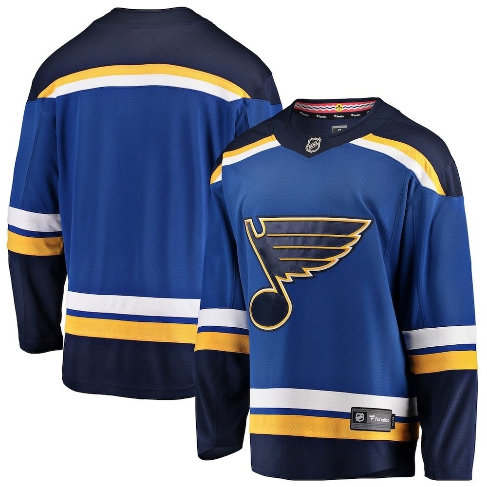 St. Louis Blues Fanatics Breakaway Home Jersey - Blue  Men's‎ Size Large NWT